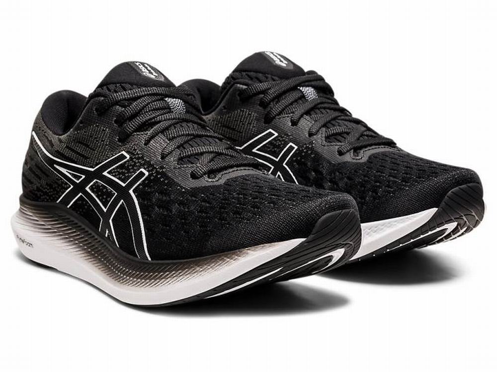 Comprar Asics EVORIDE 2 D Baratas Tenis Para Correr Mujer Negros Blancos