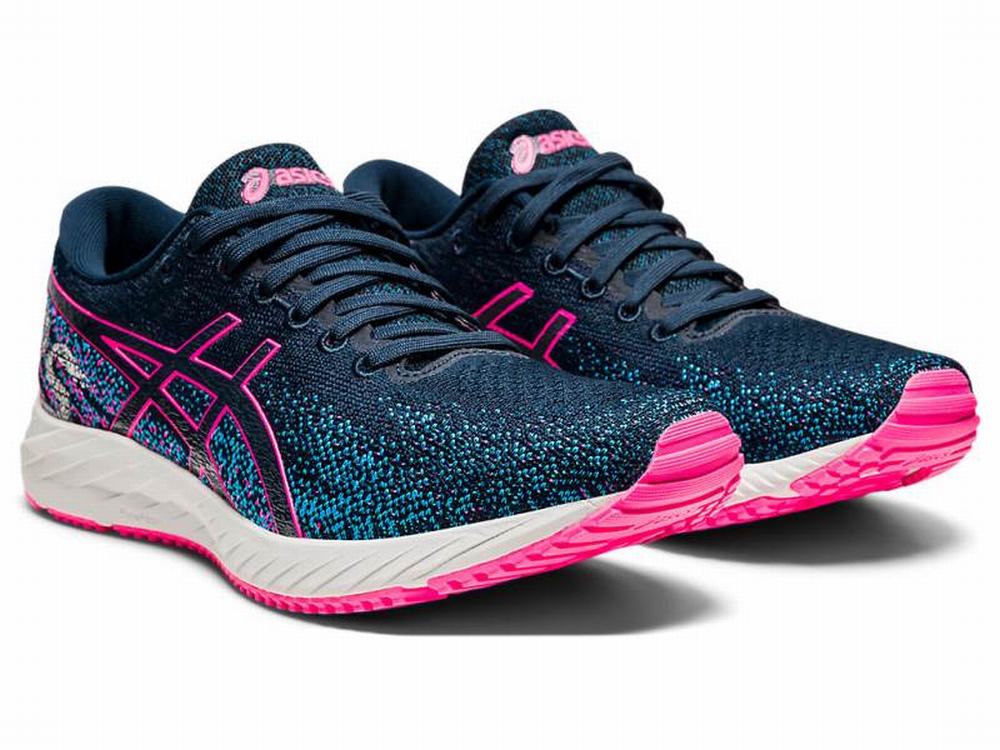 Comprar Tenis Para Correr Asics Mexico GEL DS TRAINER 26 Mujer Azules Rosas