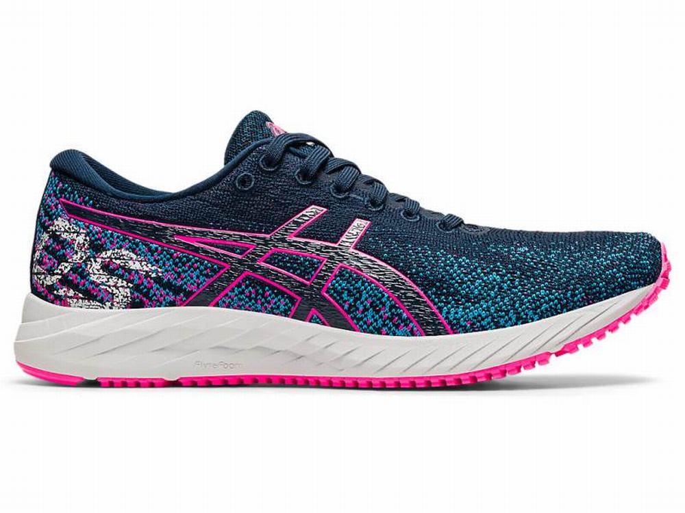 Comprar Tenis Para Correr Asics Mexico GEL DS TRAINER 26 Mujer Azules Rosas
