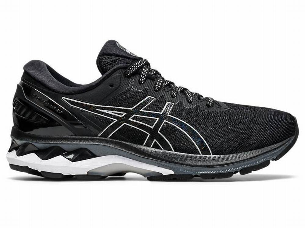 Ofertas Tenis Para Correr Asics GEL KAYANO 27 Mujer Negros Plateados
