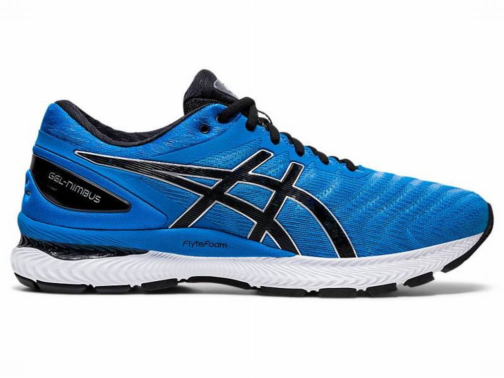 Tenis Para Correr Asics - GEL-NIMBUS Hombre Negros Azules