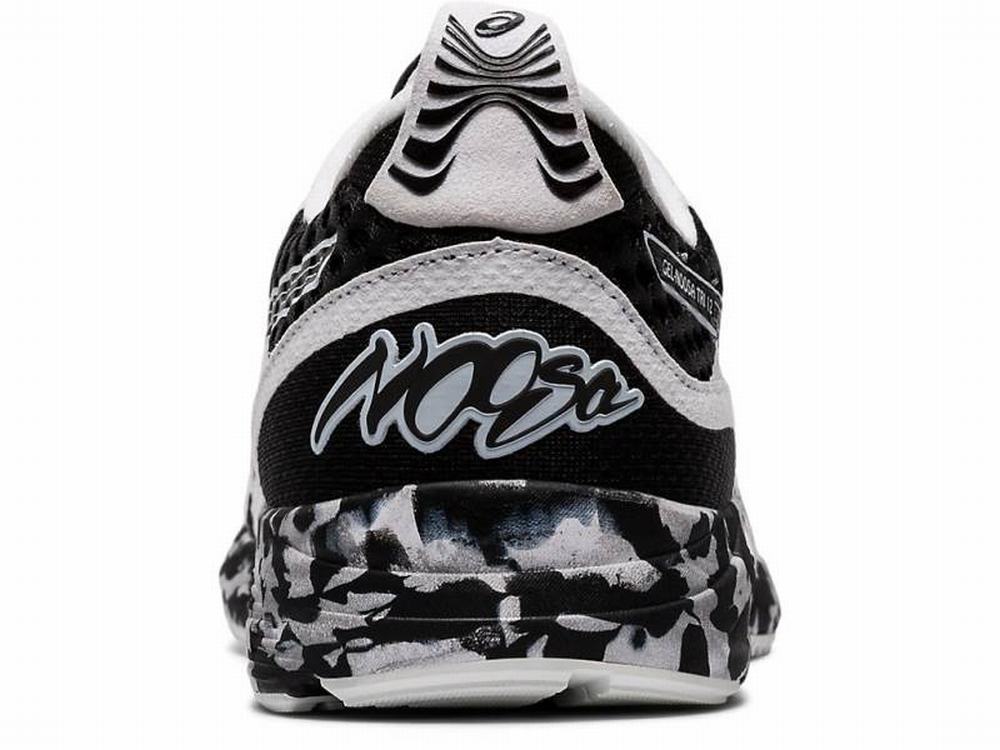 Precio De Tenis Para Correr Asics GEL NOOSA TRI 12 Hombre Negros Blancos