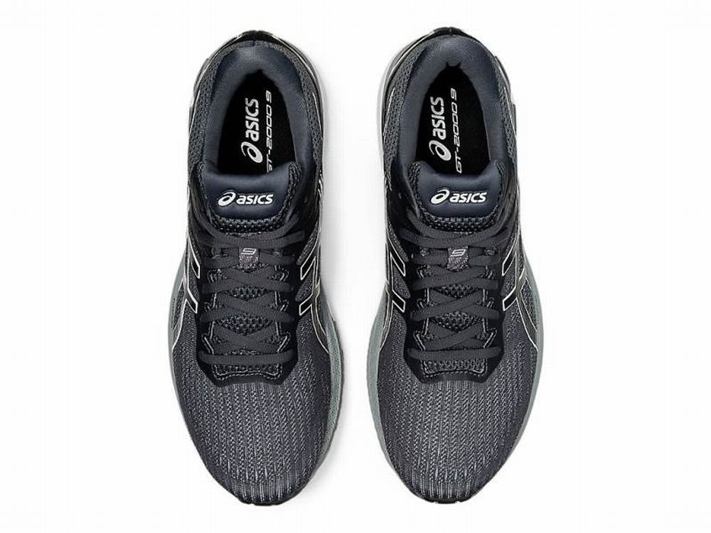 Venta Tenis Para Correr Asics GT 2000 9 2E Hombre Negros Grises