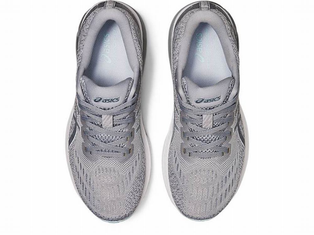 Tenis Para Correr Asics En Mexico GT 2000 9 KNIT Mujer Grises Negros