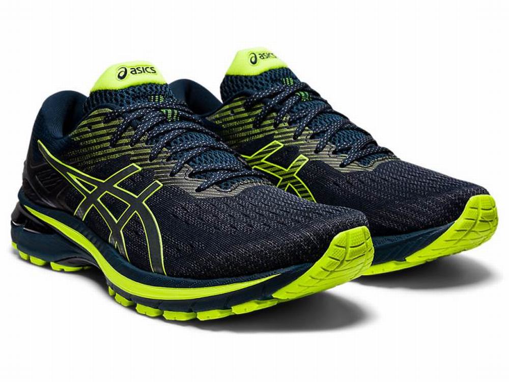 Ofertas Tenis Para Correr Asics GT 2000 9 LITE SHOW Hombre Azules