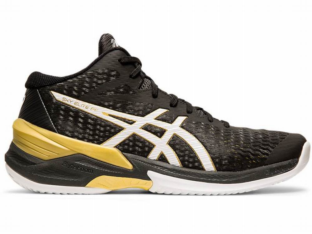 es inutil Instrumento Gaseoso Tenis de Voleibol Asics Outlet México - SKY ELITE FF MT Hombre Negros  Blancos