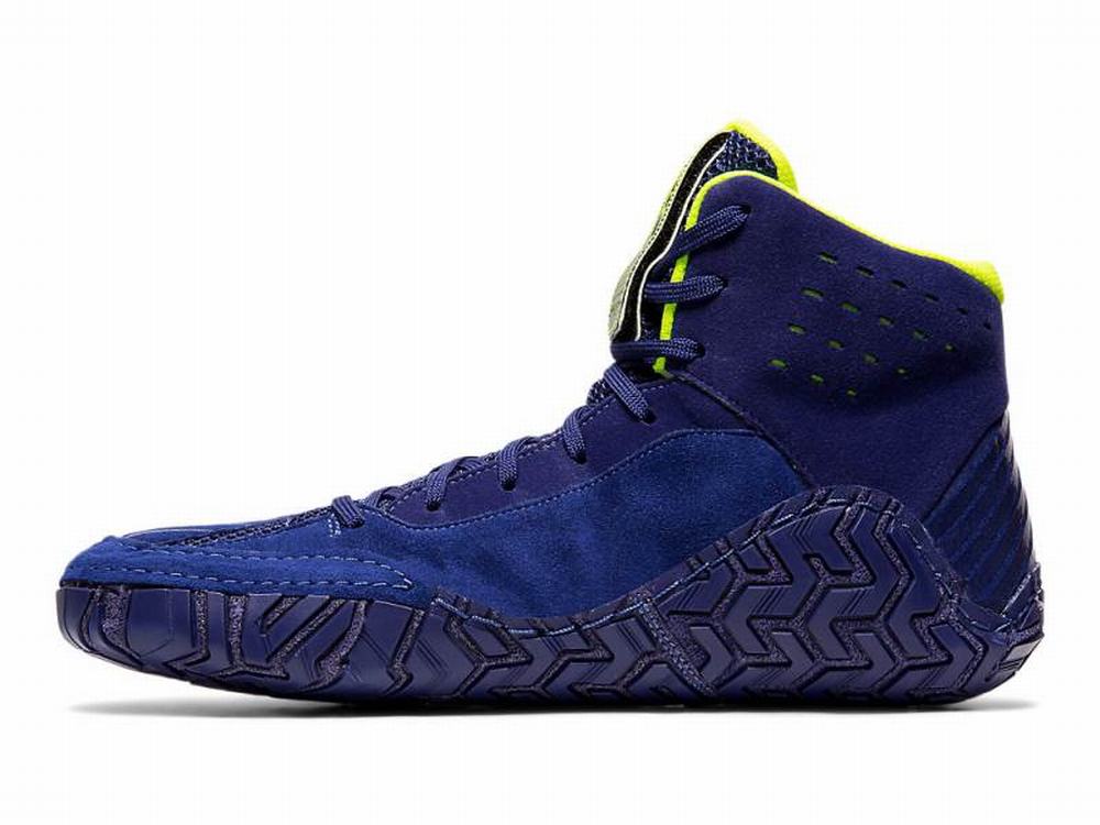 Asics Aggressor 4 Precio Zapatillas De Lucha Hombre Azules