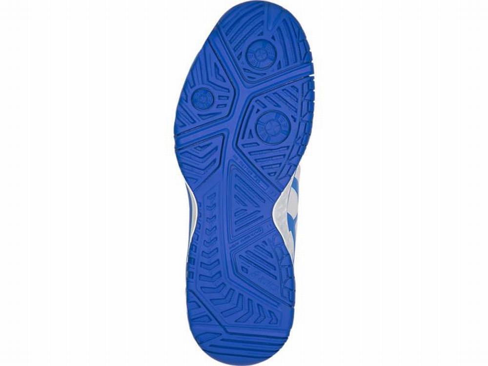 Zapatos de Tenis Asics Rebajas GEL RESOLUTION 7 Mujer Blancos Azules